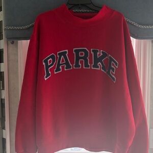 Red Parke Costal Collection Mockneck